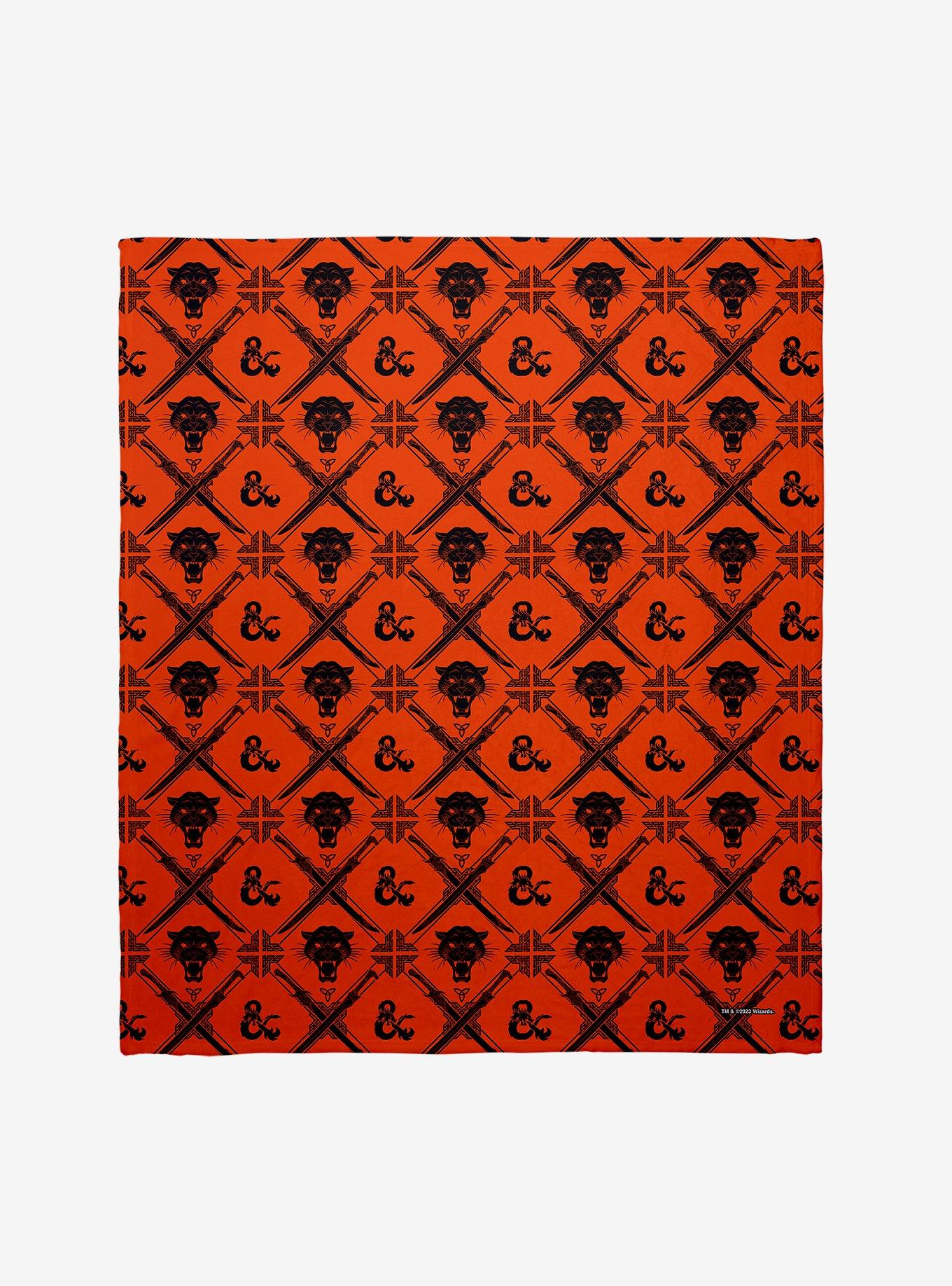 Dungeons & Dragons Mythic Pattern Throw Blanket, , hi-res