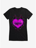 Bratz Flame Heart Girls T-Shirt, BLACK, hi-res