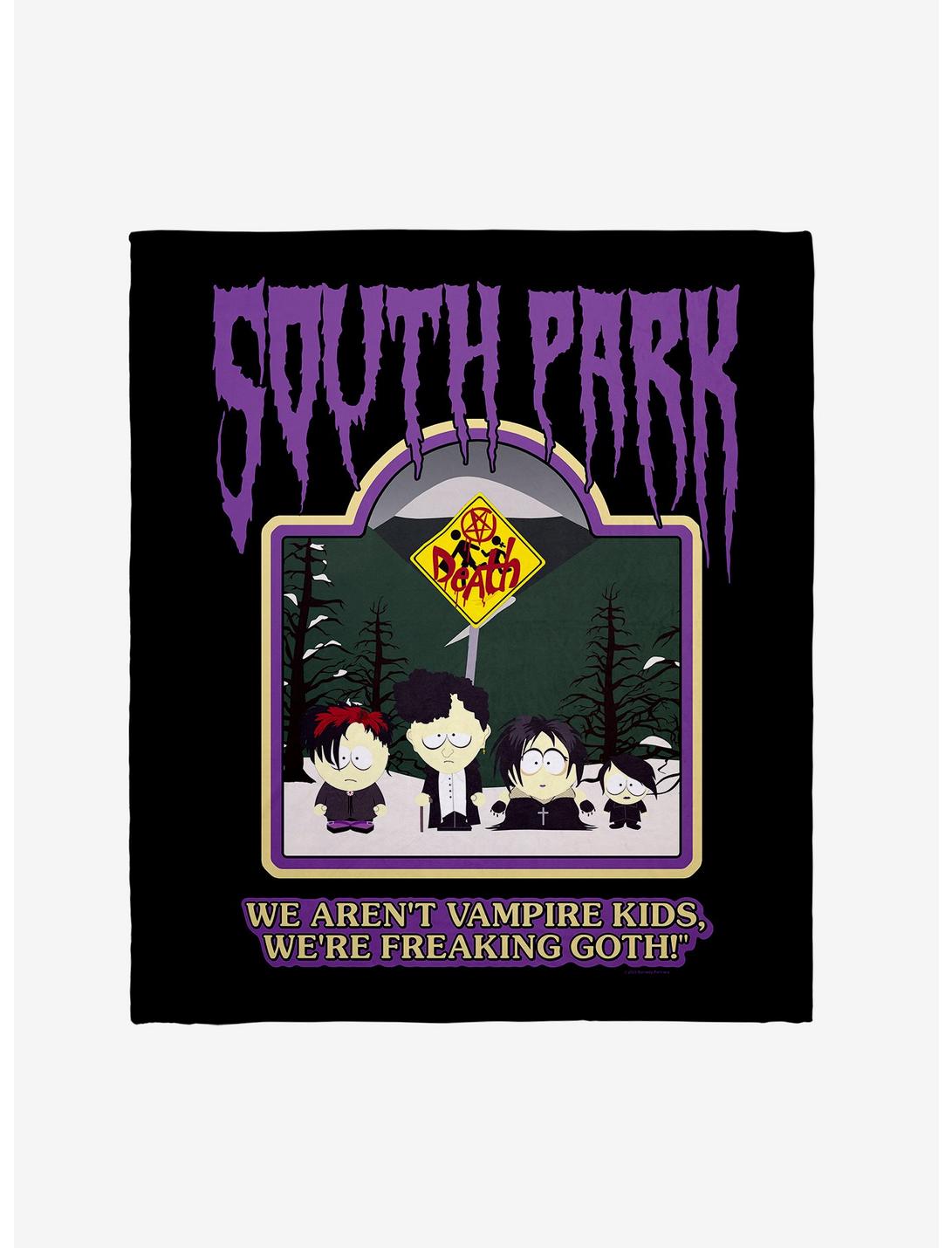 South Park Goth Kids Throw Blanket, , hi-res