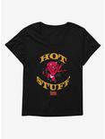 Hot Stuff The Little Devil Spitting Out Fire Girls T-Shirt Plus Size, , hi-res