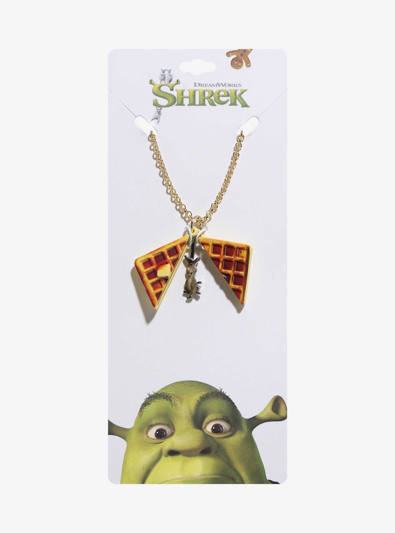 Shrek Donkey Waffle Locket Necklace, , hi-res