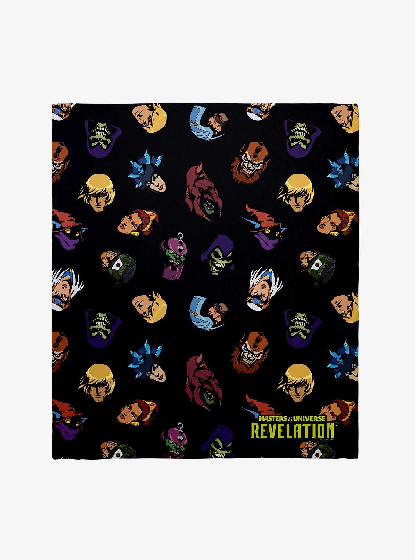 Masters Of The Universe: Revelation Faces Throw Blanket, , hi-res