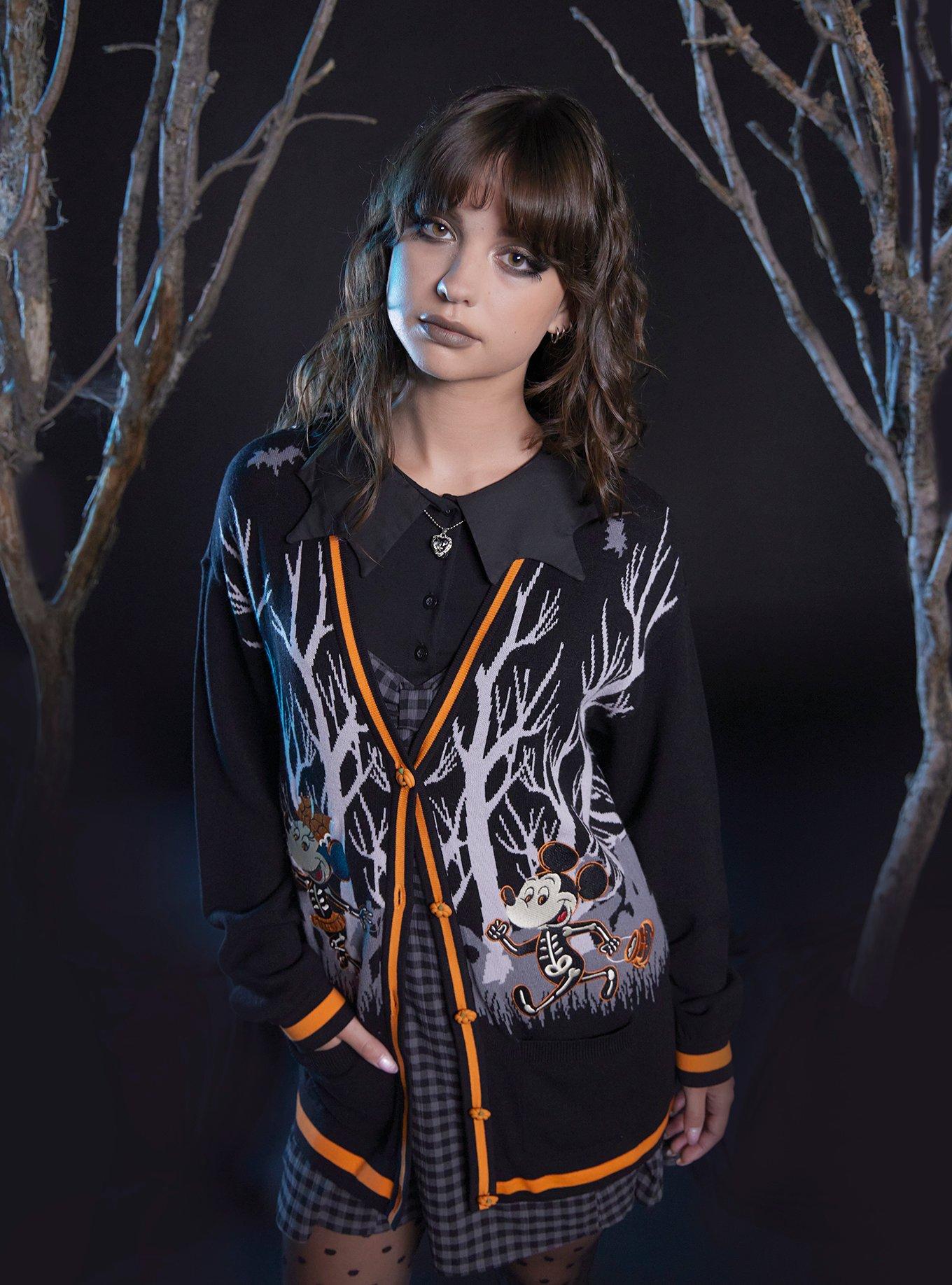 Her Universe Disney Halloween Trick-Or-Treat Girls Cardigan, MULTI, hi-res