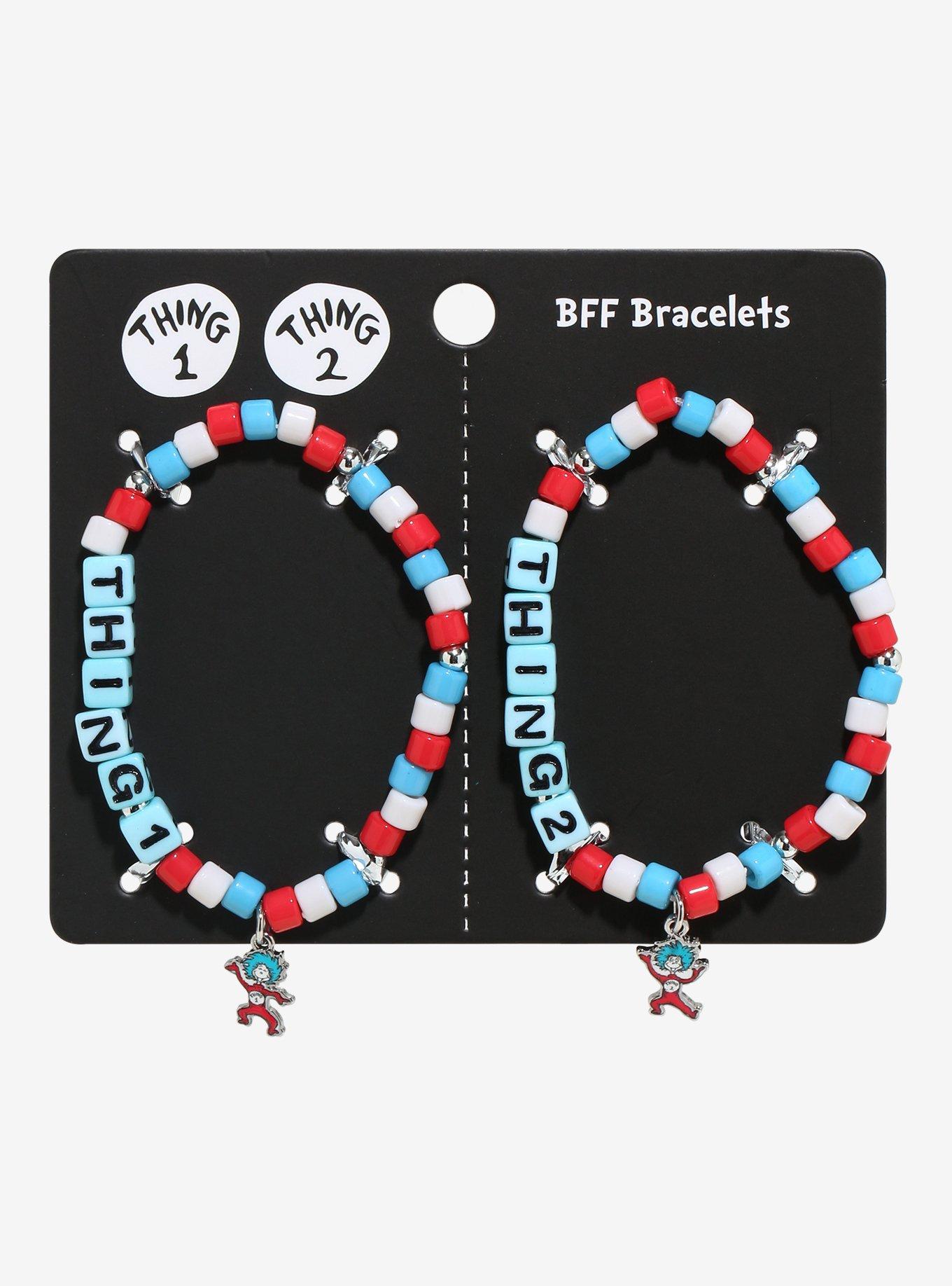 Dr. Seuss Thing 1 & Thing 2 Best Friend Bracelet Set, , hi-res