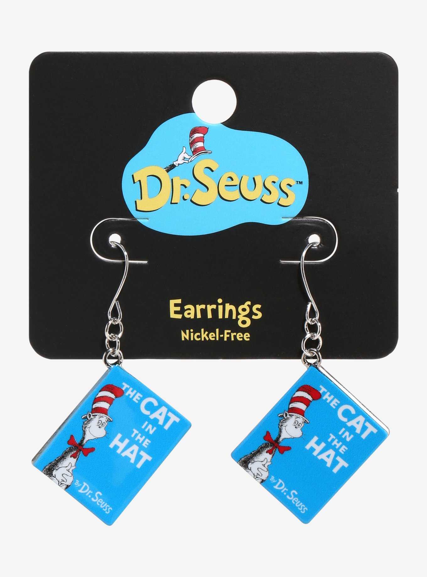 Dr. Seuss The Cat In The Hat Book Drop Earrings, , hi-res