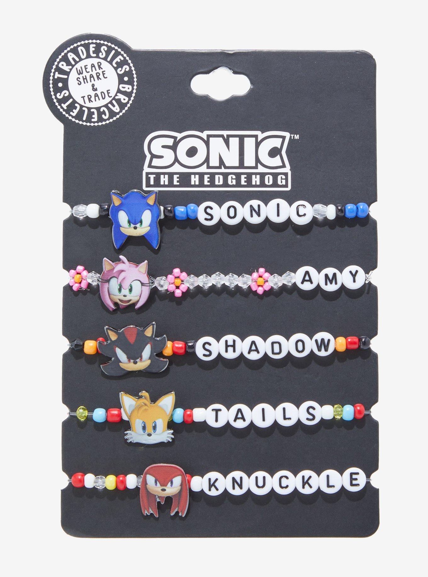 Sonic The Hedgehog Character Bead Bracelet Set, , hi-res