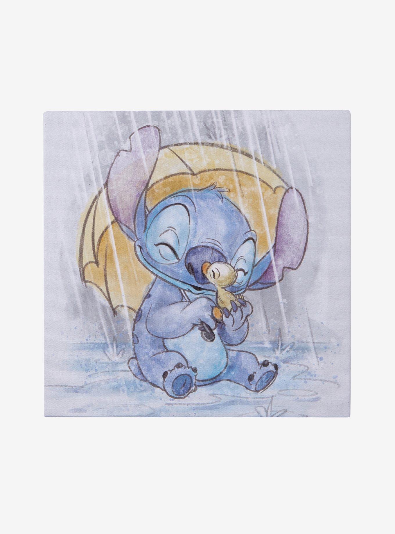 Disney Stitch Rainy Day Canvas Wall Art, , hi-res