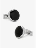 Onyx "I Love You" Stainless Steel Cufflinks, , hi-res