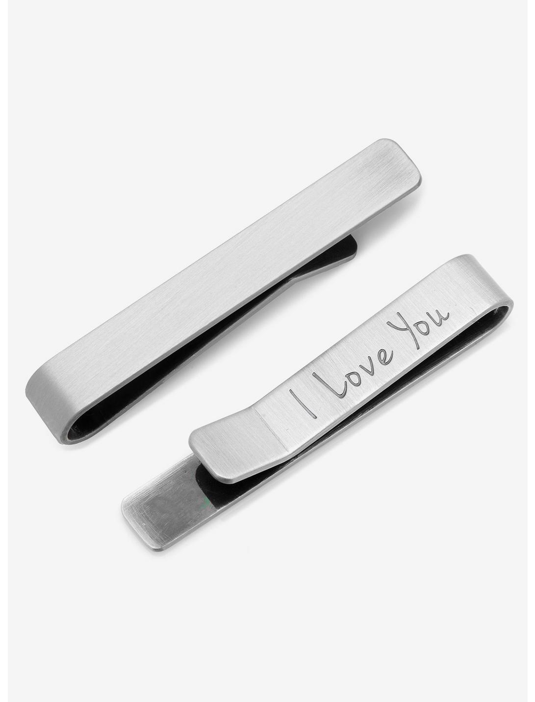 Hidden Message "I Love You" Tie Bar, , hi-res