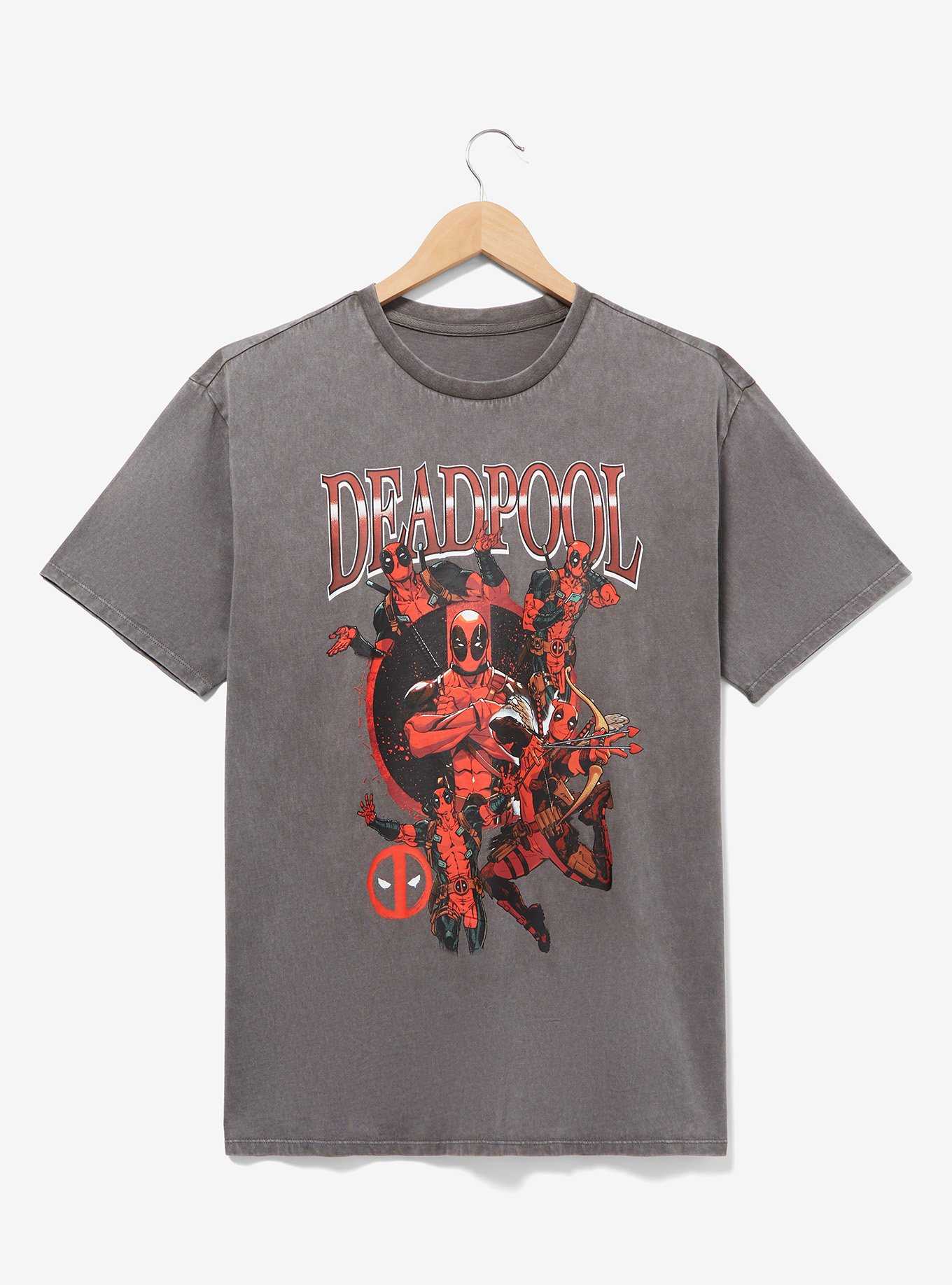 Marvel Deadpool Mineral Wash Graphic T-Shirt — BoxLunch Exclusive, , hi-res