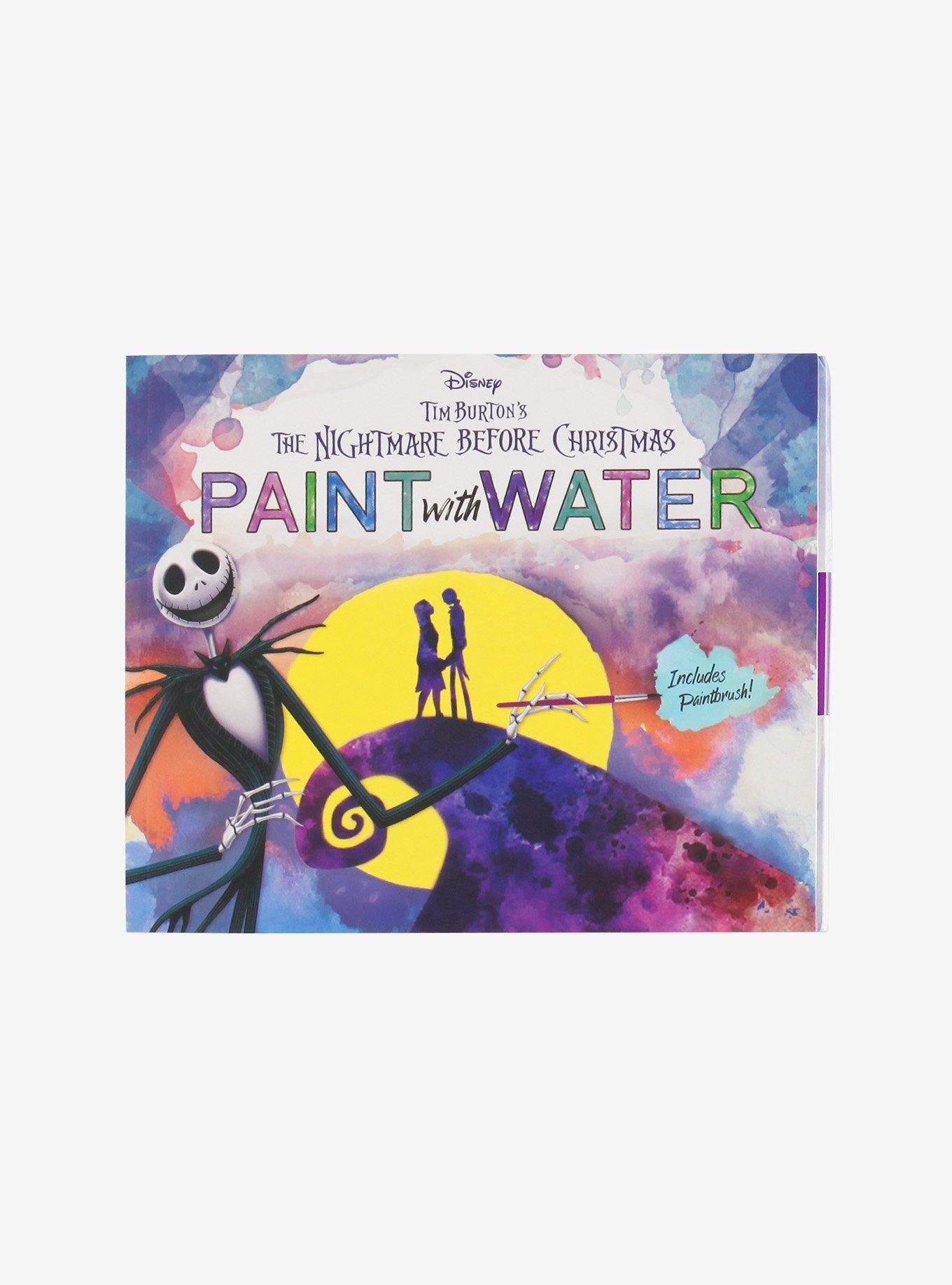 The Nightmare Before Christmas Paint With Water Art Book, , hi-res