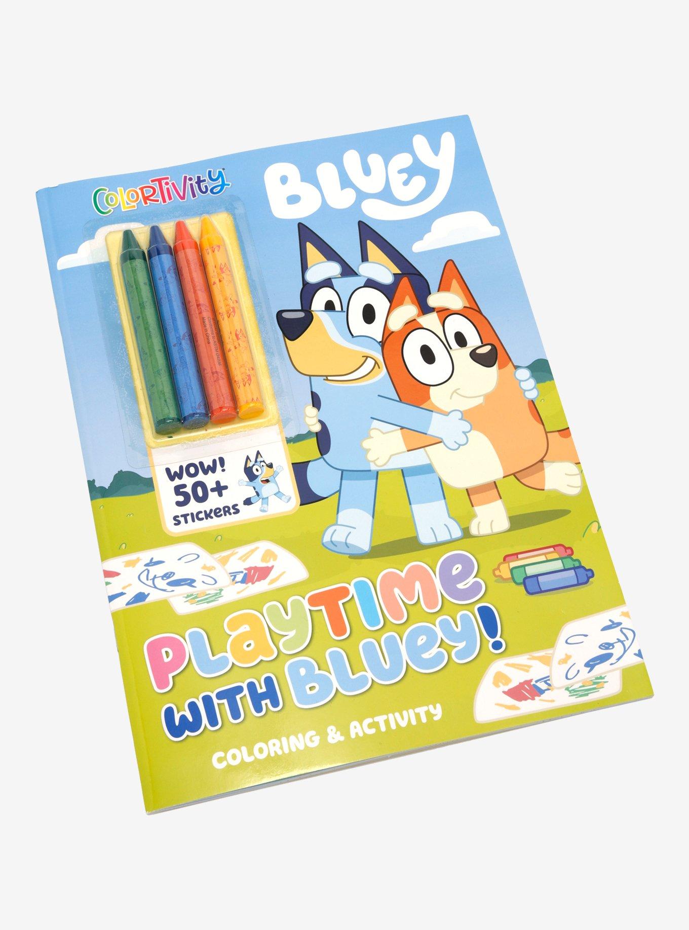 Bluey Playtime With Bluey Coloring Book