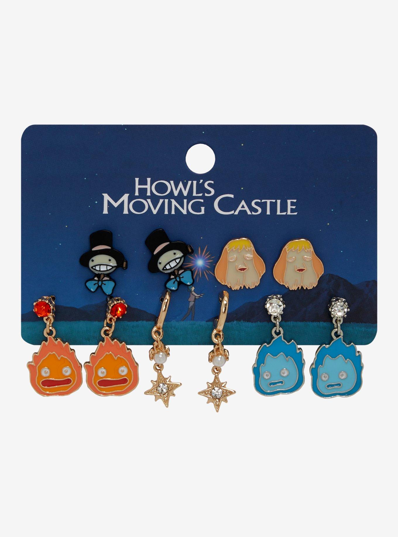 Studio Ghibli Howl's Moving Castle Earring Set — BoxLunch Exclusive, , hi-res