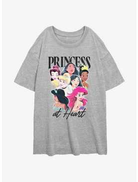 Disney Beauty and the Beast Princess At Heart Girls Oversized T-Shirt, , hi-res