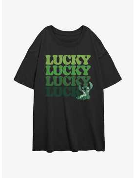 Disney Lilo & Stitch Lucky Stitch Girls Oversized T-Shirt, , hi-res