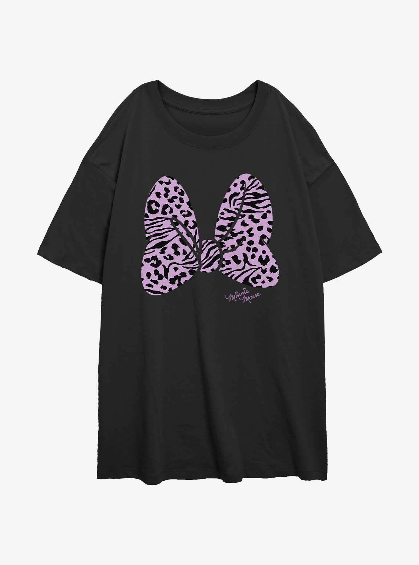 Oversized Printed T-shirt - Black/Disney - Ladies