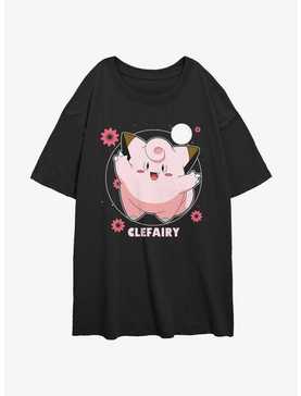 Pokemon Clefairy Dance Girls Oversized T-Shirt, , hi-res