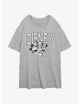 Disney Mickey Mouse Vintage Group Girls Oversized T-Shirt, , hi-res