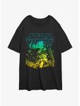 Star Wars Sky Reach Girls Oversized T-Shirt, BLACK, hi-res