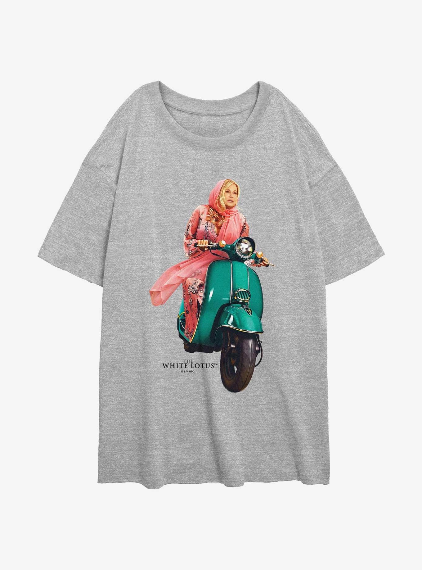 The White Lotus Tanya Scooter Girls Oversized T-Shirt, ATH HTR, hi-res