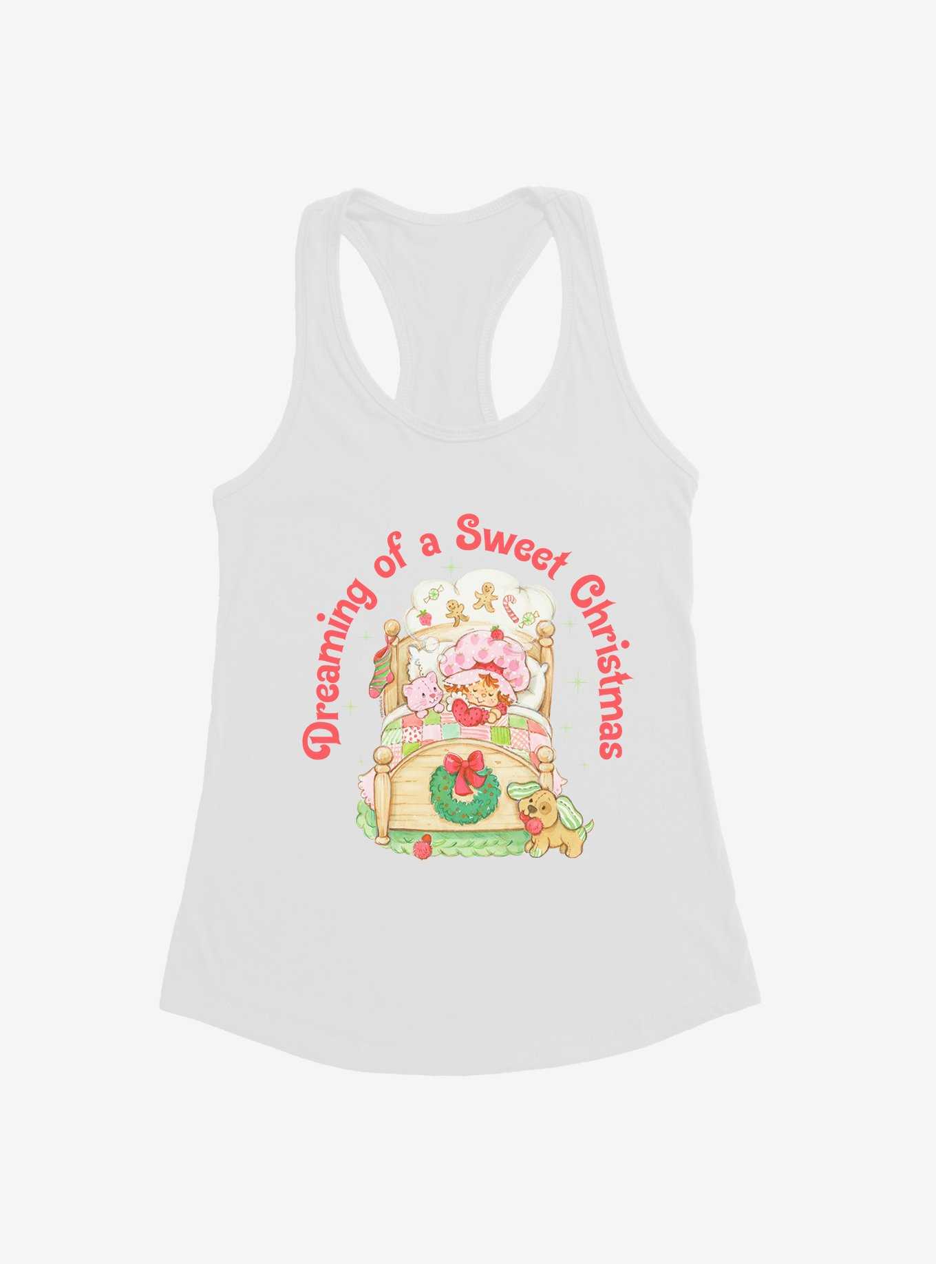 Strawberry Shortcake Dreaming Of A Sweet Christmas Womens Tank Top, , hi-res