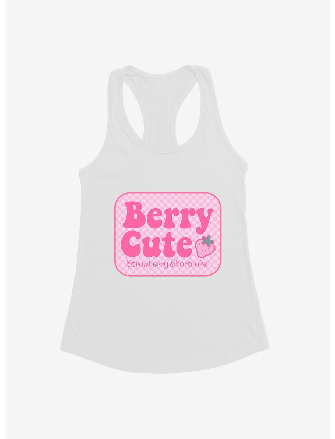 Strawberry Shortcake Berry Cute Womens Tank Top, WHITE, hi-res
