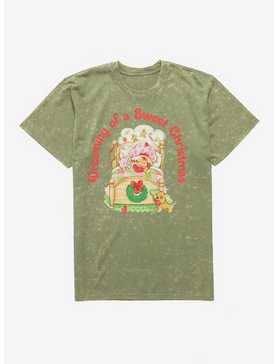 Strawberry Shortcake Dreaming Of A Sweet Christmas Mineral Wash T-Shirt, , hi-res