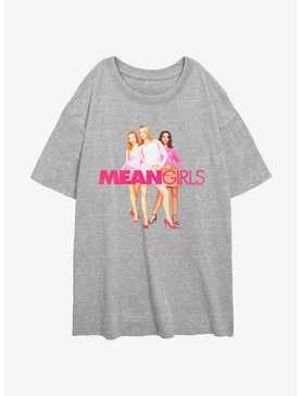 Mean Girls Group Shot Regina Karen and Gretchen Girls Oversized T-Shirt, , hi-res