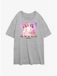Mean Girls Meanies Girls Oversized T-Shirt, ATH HTR, hi-res