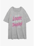 Mean Girls Get In Loser We're Going Shopping Girls Oversized T-Shirt, ATH HTR, hi-res