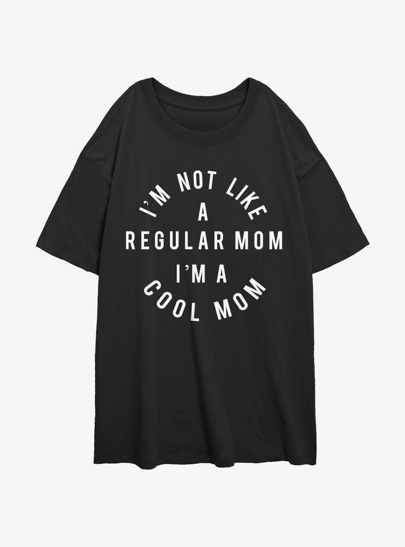 Mean Girls Cool Mom Girls Oversized T-Shirt, BLACK, hi-res