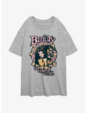 Disney Beauty and the Beast Beauty Is Found Within Girls Oversized T-Shirt, , hi-res