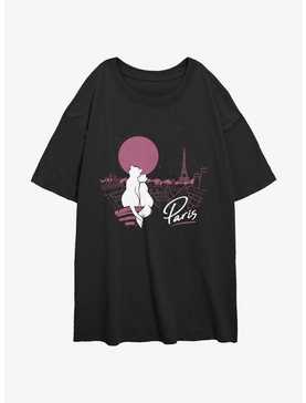Disney The AristoCats Together In Paris Girls Oversized T-Shirt, , hi-res