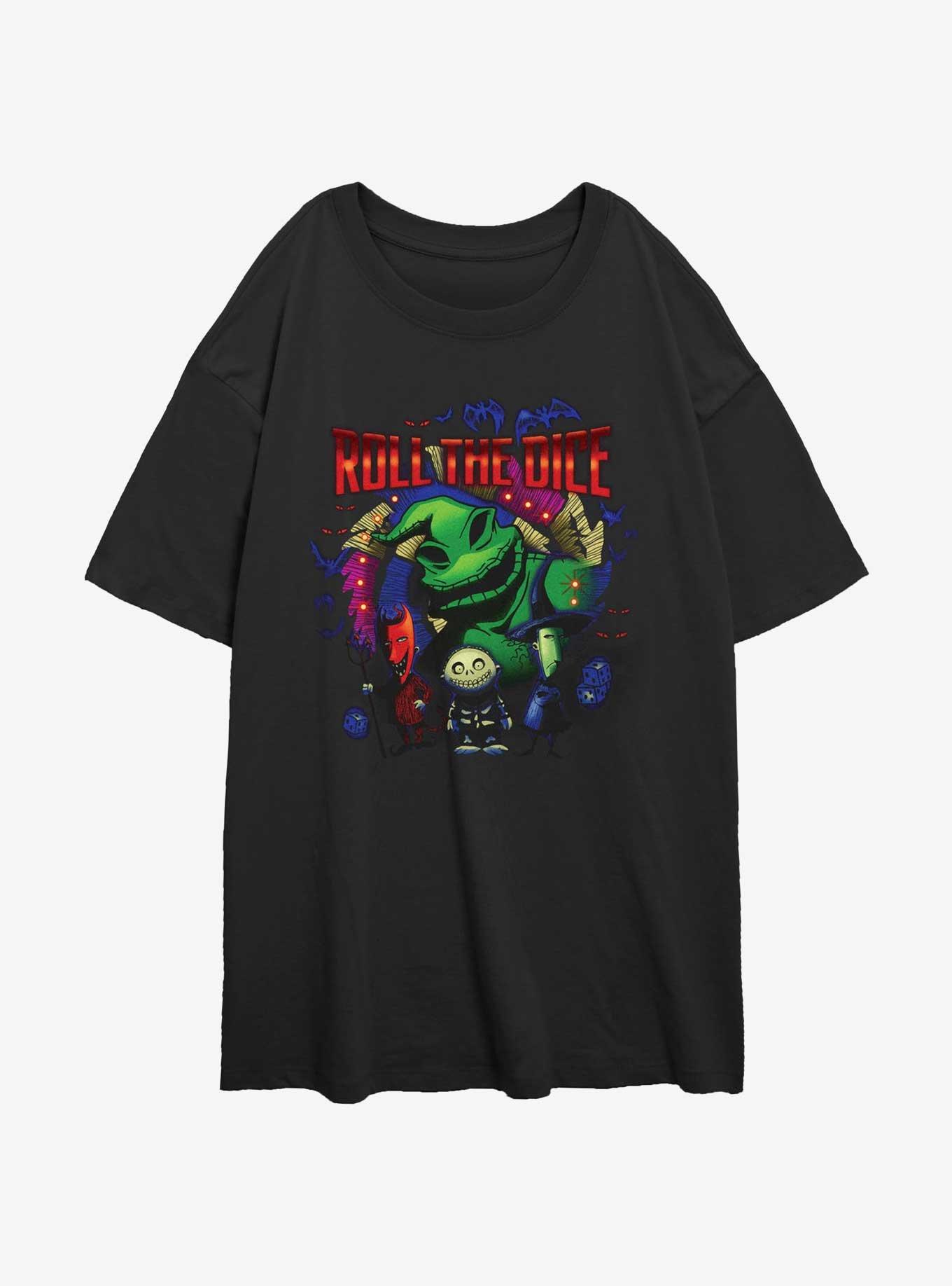 The Nightmare Before Christmas Oogie Dice Girls Oversized T-Shirt
