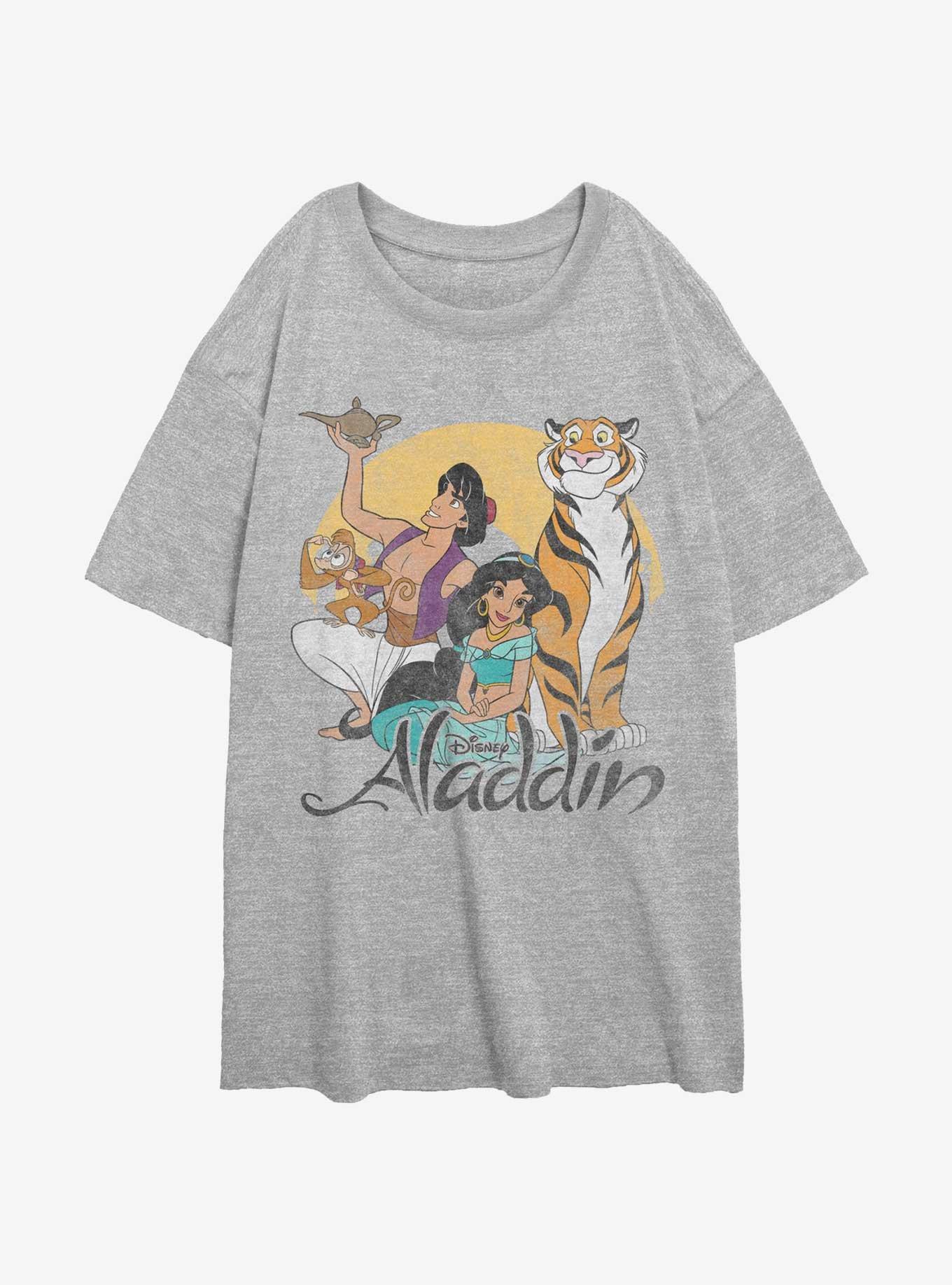 Disney Aladdin New World Crew Girls Oversized T-Shirt, , hi-res