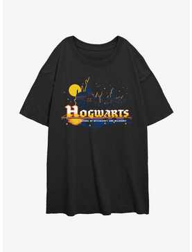 Harry Potter Hogwarts School of Witchcraft and Wizardry Girls Oversized T-Shirt, , hi-res
