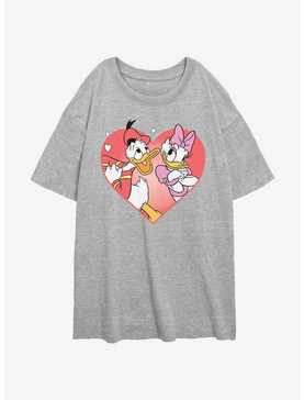 Disney Donald Duck Donald And Daisy Love Girls Oversized T-Shirt, , hi-res