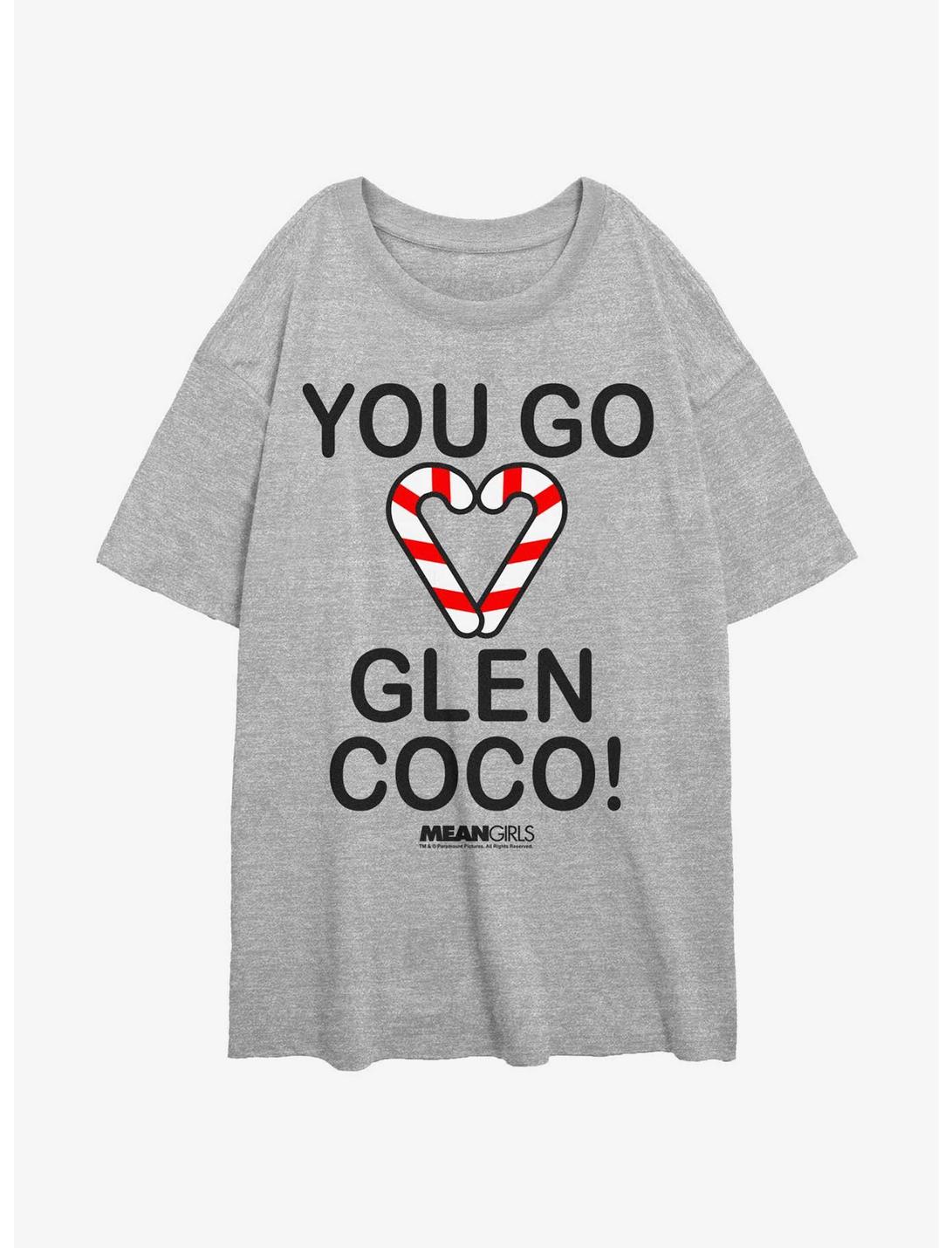 Mean Girls You Go Glen Coco Girls Oversized T-Shirt, ATH HTR, hi-res