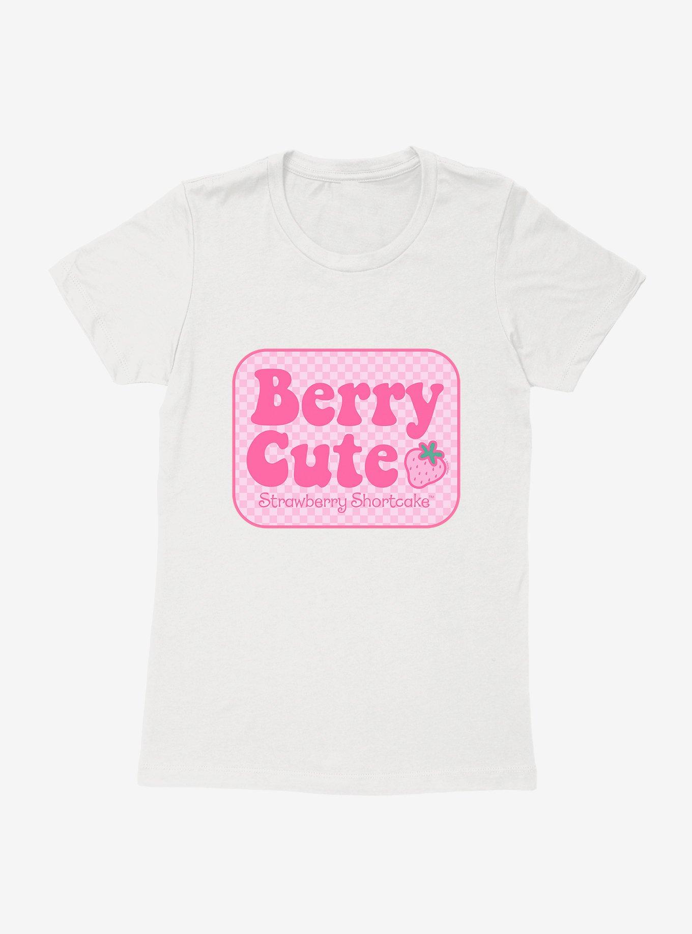 Strawberry Shortcake Berry Cute Womens T-Shirt, WHITE, hi-res