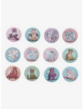 Mythical Creatures Blind Bag Button By Naomi Lord Art, , hi-res