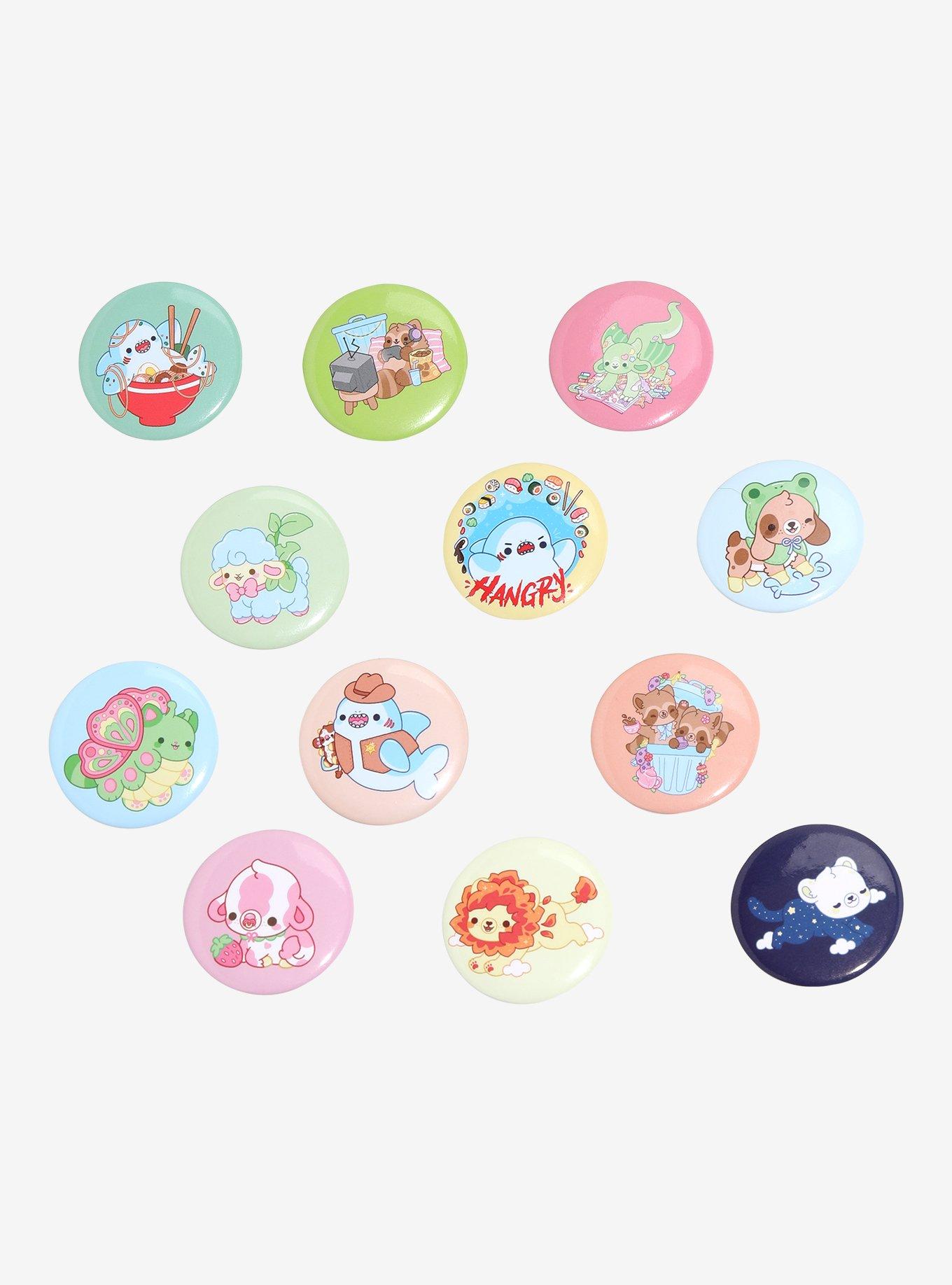 Mystery Animal Blind Bag Button Set By Bright Bat Design, , hi-res