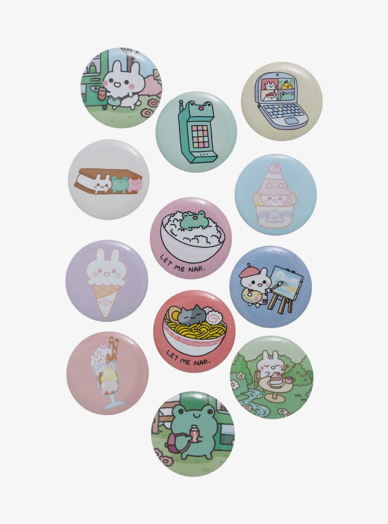 Mystery Animal Blind Bag Button Set By Robot Dance Battle, , hi-res