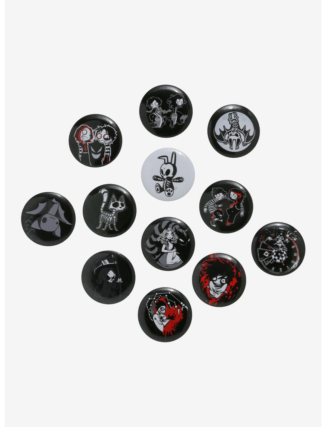 Vampire Freaks Goth Character Blind Box Button, , hi-res