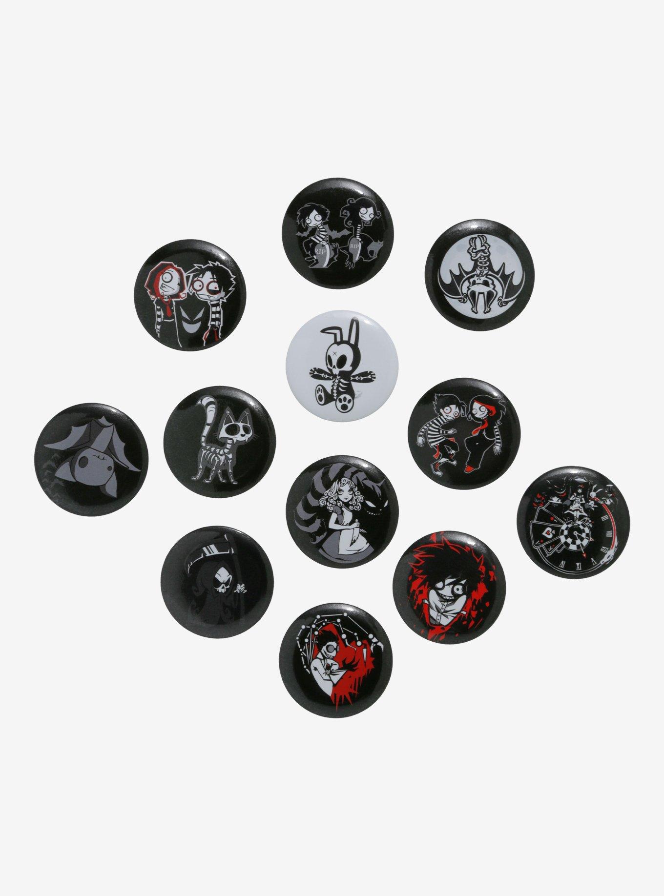 Vampire Freaks Goth Character Blind Box Button, , hi-res