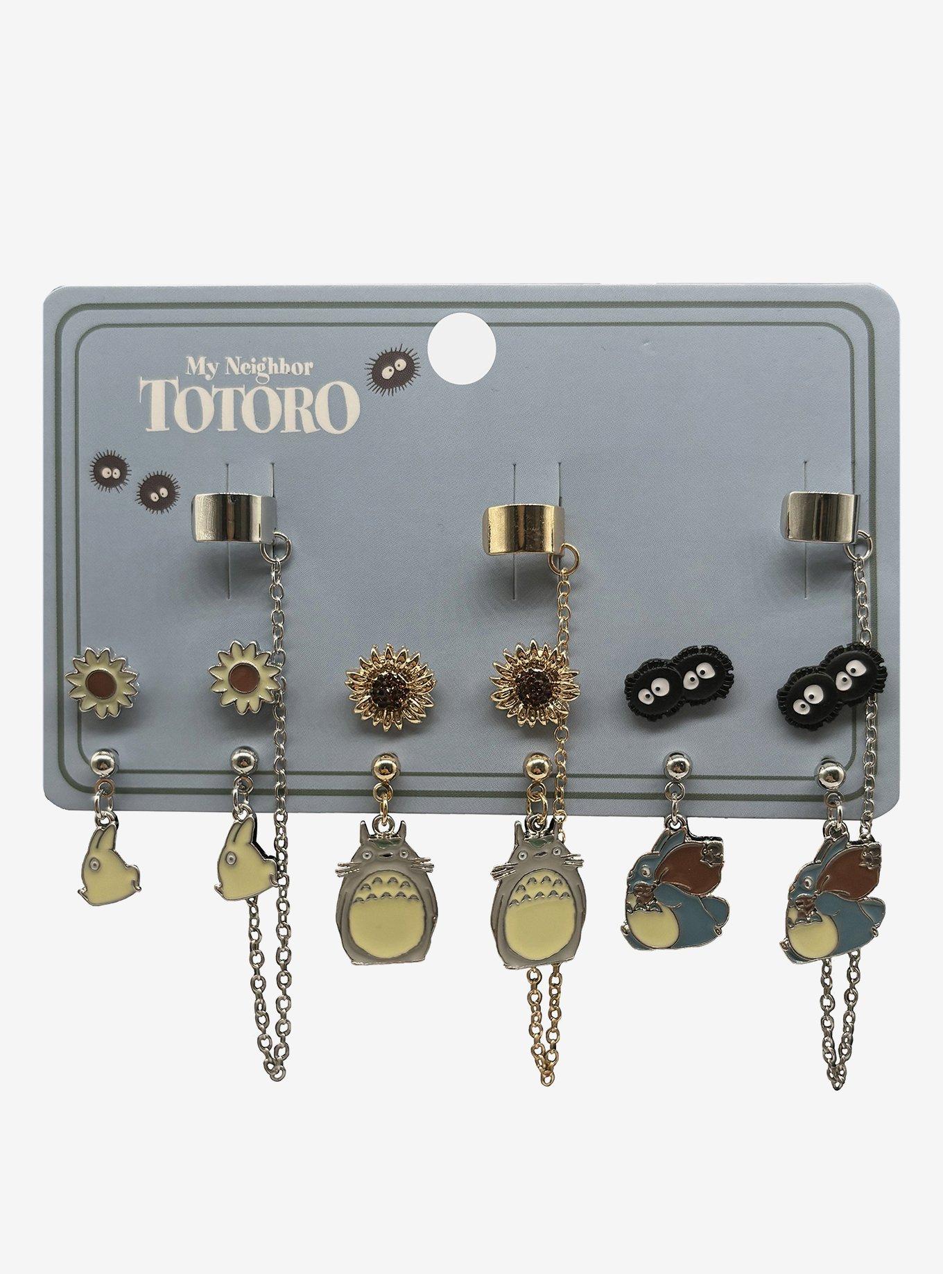 Studio Ghibli® My Neighbor Totoro Sunflower Cuff Earring Set, , hi-res