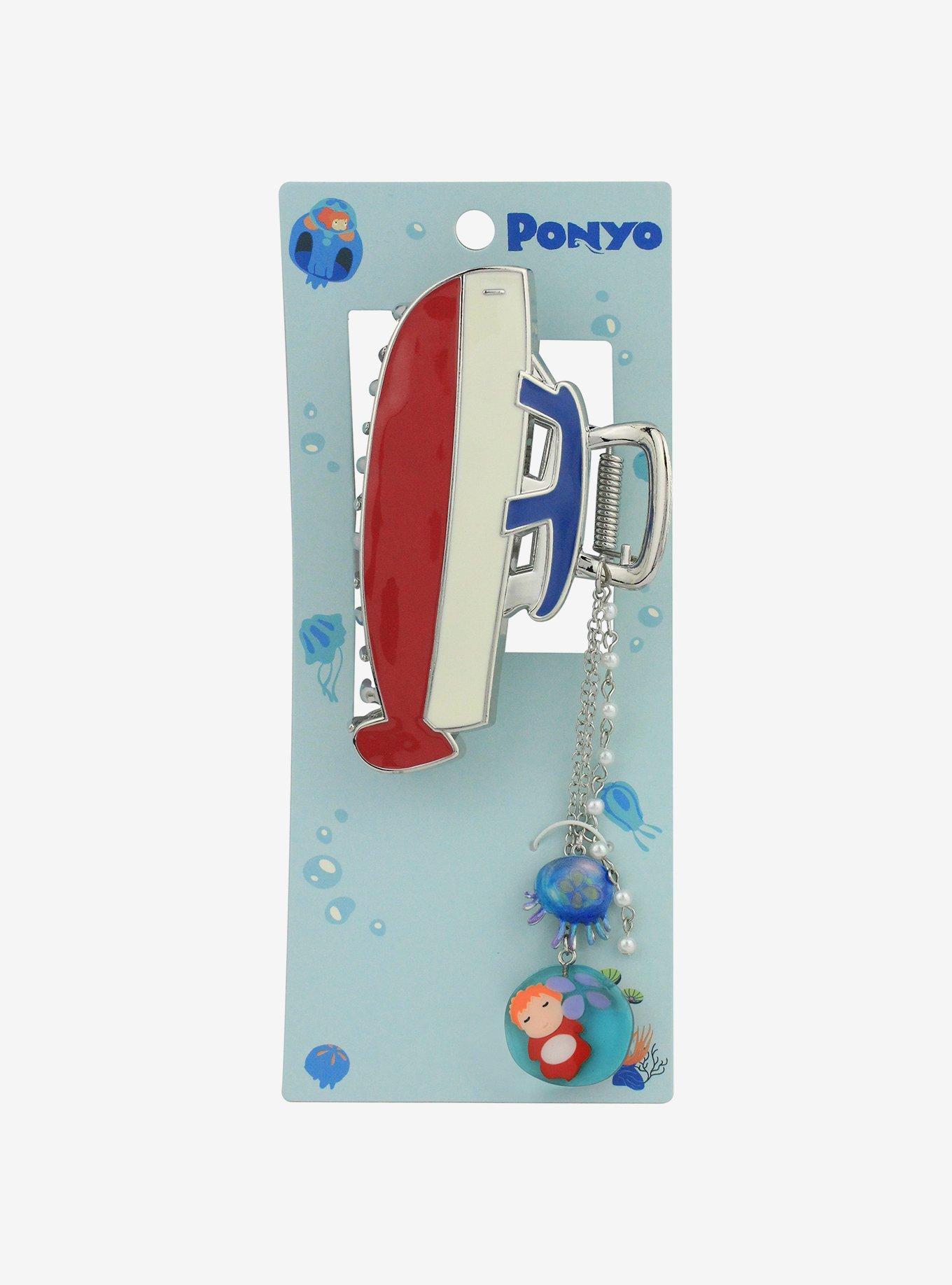 Studio Ghibli Ponyo Boat Chain Charm Claw Hair Clip Hot Topic