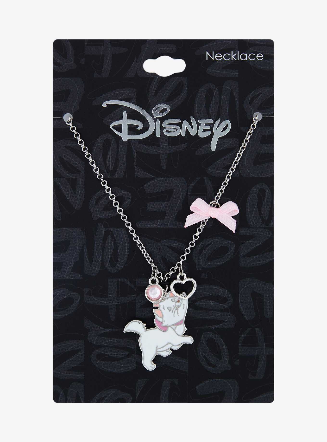 Disney The Aristocats Marie Bow Necklace, , hi-res