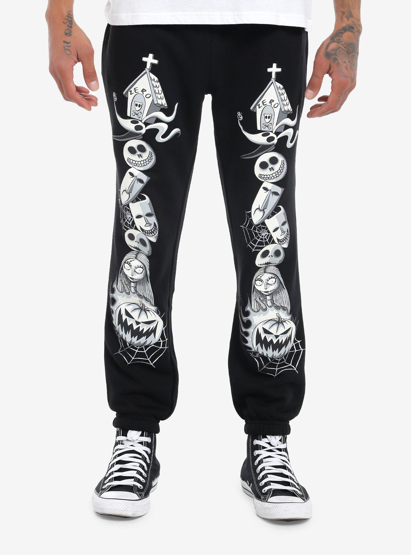 Our Universe The Nightmare Before Christmas Characters Jogger Sweatpants, BLACK, hi-res