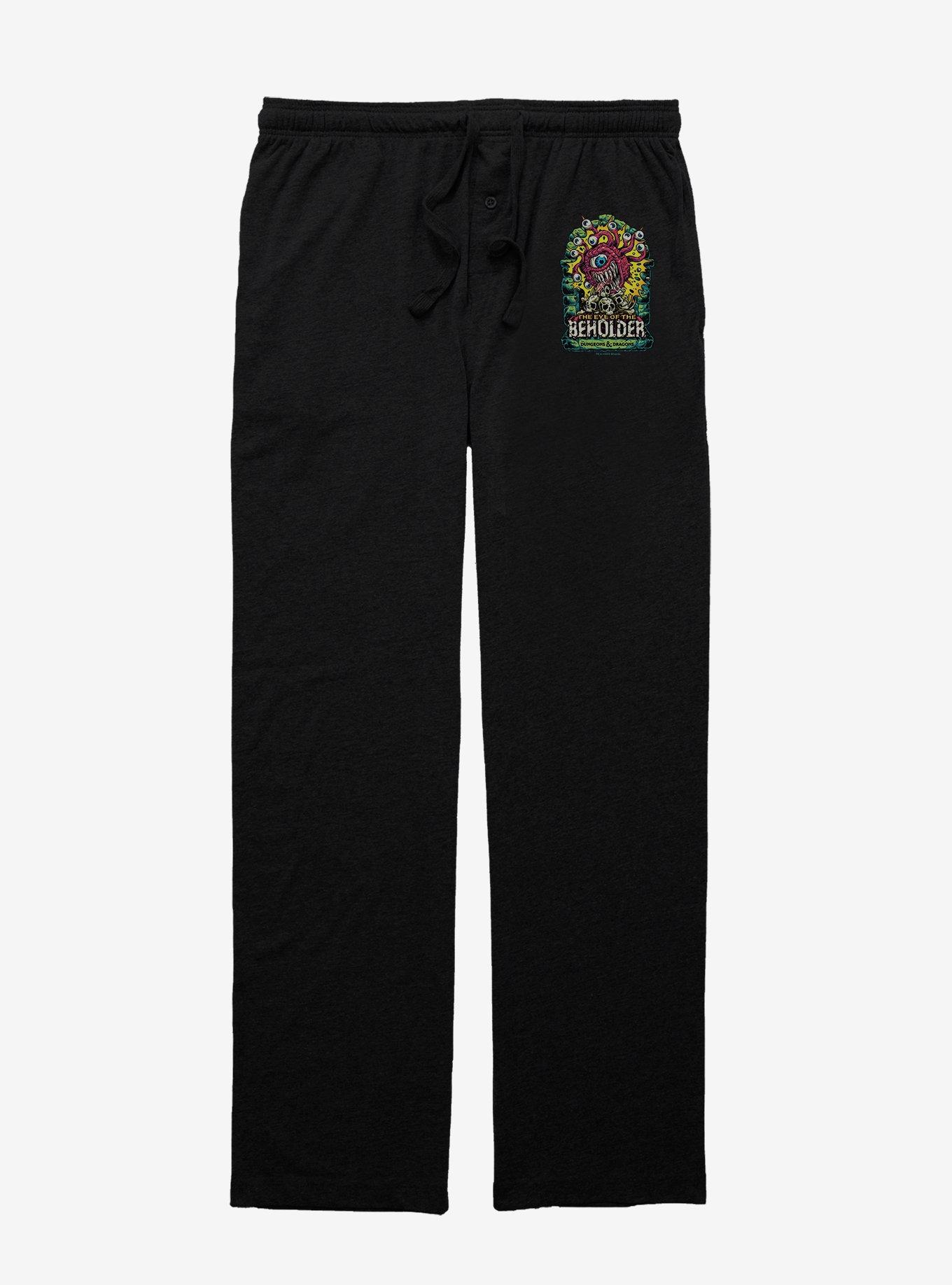 Dungeons And Dragons The Eye Of The Beholder Pajama Pants, BLACK, hi-res