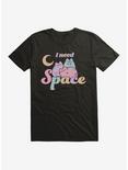 Pusheen I Need Space T-Shirt, BLACK, hi-res